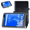 para Winnovo T8 Tablet Case, PU Leather Folio 2-Folding Stan