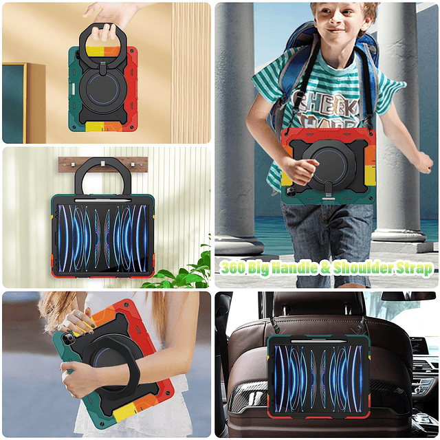 Funda para iPad Pro de 12,9 pulgadas 6, 5, 4 y 3 generación