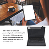 Funda para Lenovo Tab P12 con teclado, funda con teclado des