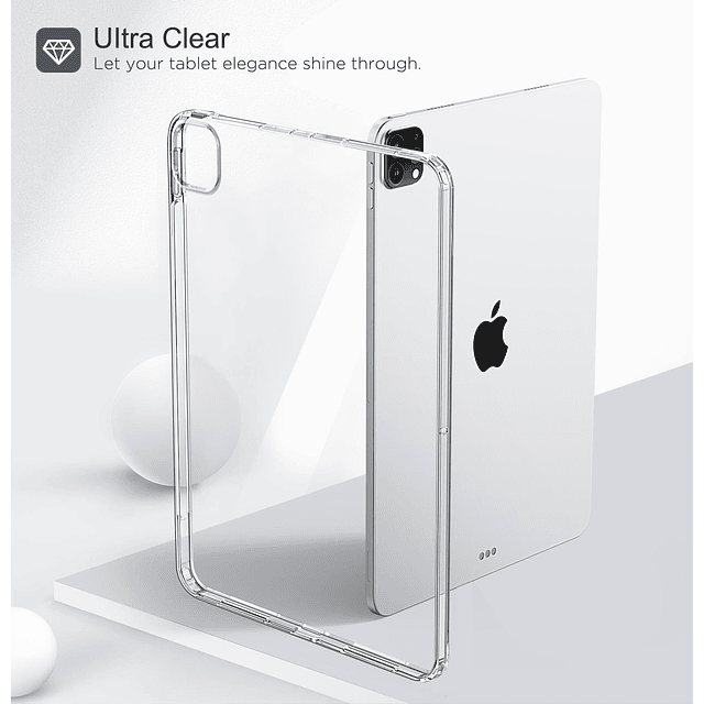 Clear Funda iPad Pro 4 2022/3 2021/2 2020/1 2018 Generación