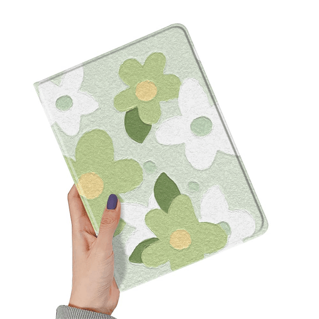 Funda con patrón de flores compatible con iPad Pro de 11 pul