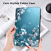 Para Google Pixel Tablet Case 2023, PU Cuero Folio Flip Stan