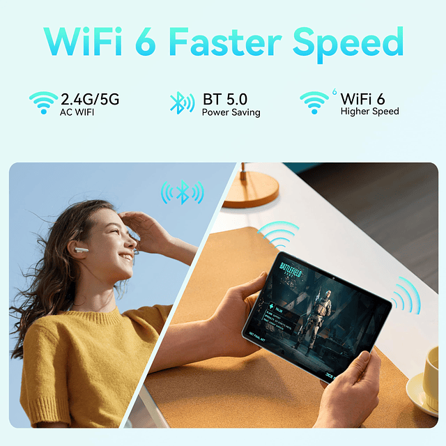 OT6 android 13 WiFi Tablet - 8000mah 2024 Las tabletas más n