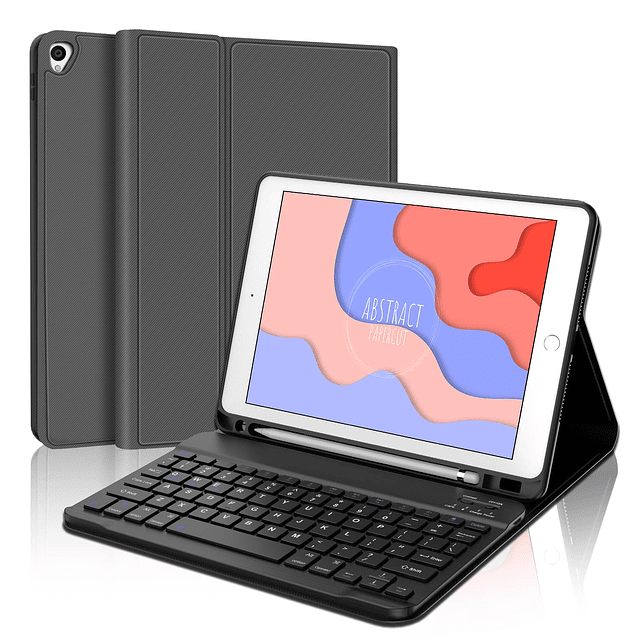 Funda para iPad de 9 generación con teclado de 10,2 pulgadas