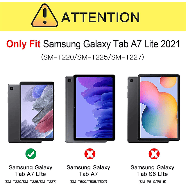 Funda para Samsung Galaxy Tab a7 Lite de 8,7 pulgadas 2021 S