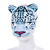 Máscaras de mascarada de media cara de leopardo de Halloween