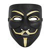 Paquete de 4 máscaras V para Vendetta Hacker para disfraces