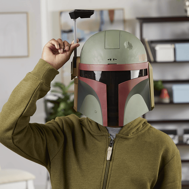 Boba Fett Máscara Electrónica con Efectos de Sonido, Juguete