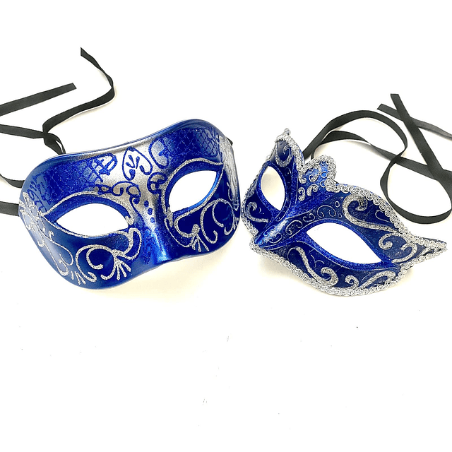 Máscara de baile de máscaras para parejas, cosplay, Mardi Gr