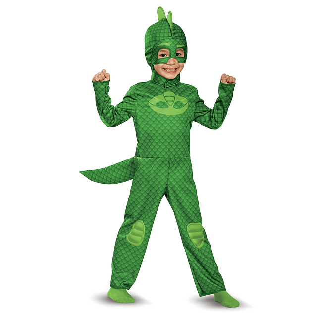 Gekko Classic Disfraz de PJ Masks para niños pequeños, grand