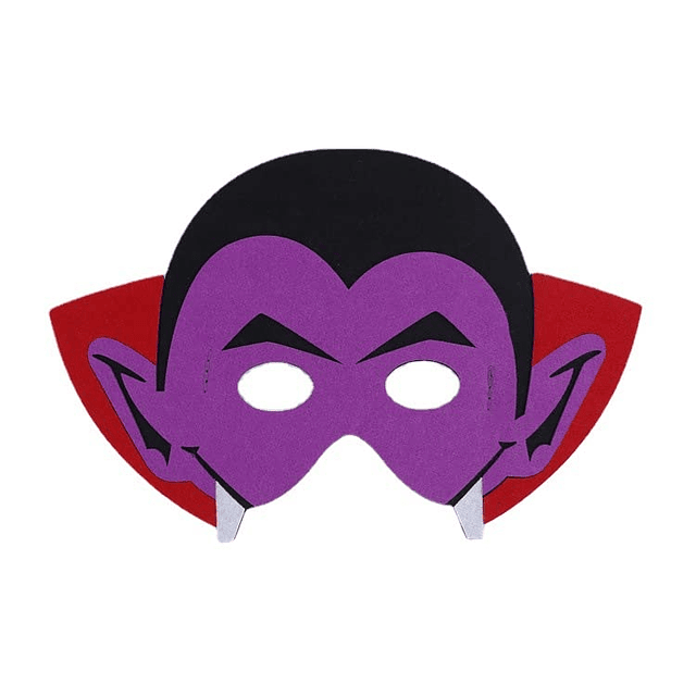 10 PCS Máscaras de Halloween Diseño de Dibujos Animados de F