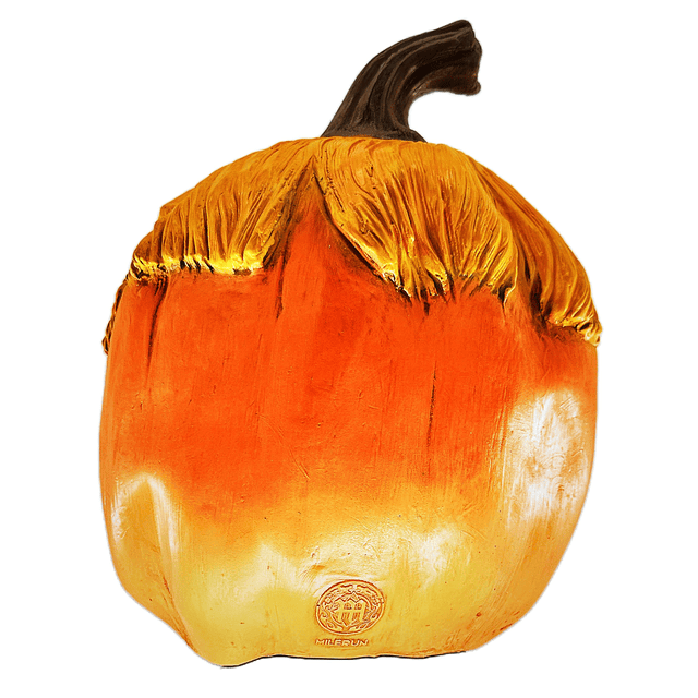 Máscara de látex de fantasma de calabaza de dibujos animados