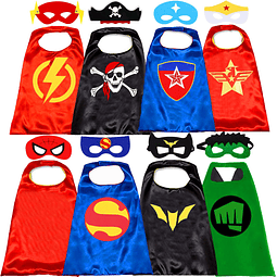 Capas y máscaras de superhéroe para Halloween Cosplay Juguet