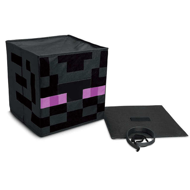 Minecraft Enderman Block Head, accesorio oficial de disfraz