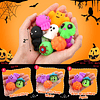 30 piezas de juguetes blandos Mochi de Halloween para fiesta