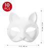 Máscara de Gato 10 Piezas Máscaras Therian Máscaras en Blanc