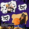 3 Piezas Máscaras de Gato de Halloween Disfraz para Mujer In