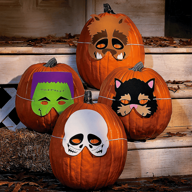 Máscaras de Monstruos de Halloween Espuma para Niños Favores