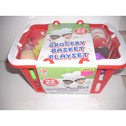 The Toy Association Grocery Basket Juego Gourmet Play 22 Pie