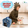 - Juego de cachorros de peluche y transportador para niños p