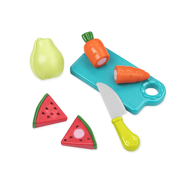 Play Food para niños pequeños con cesta de mercado de agricu