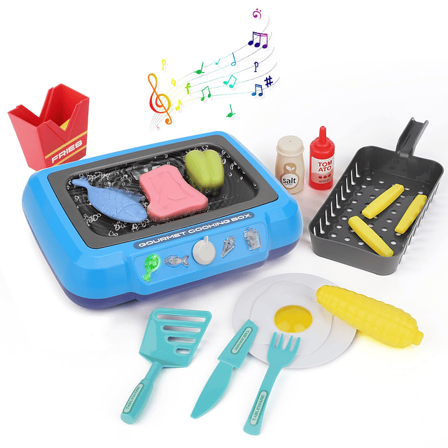 Juego de accesorios de cocina para niños, juguetes de cocina