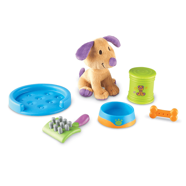 New Sprouts Puppy Care Play Set - 6 piezas, juguetes de apre