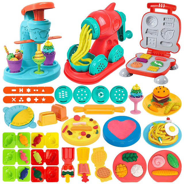 Juegos de plastilina para niños de 2 a 4 a 8 años, kit de pl