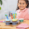 Juego de comida de madera para hornear y decorar cupcakes -