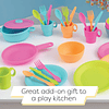 Juego de utensilios de cocina Bright de 27 piezas, platos y