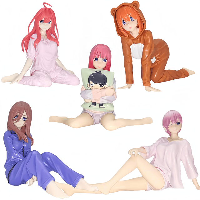 The Quintessential Quintuplets Figuras de anime Juego de 5 p