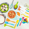 Aieve Juegos de cocina para niños, utensilios con guía de he