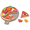 - Fiesta de pizza - Juego de 6 rebanadas de pizza realista c