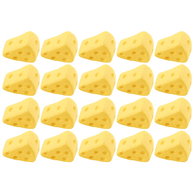 100 piezas de queso de cocina en miniatura, modelos de queso