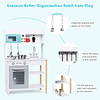 Juego de cocina para niños, juguete de madera, cocina para n