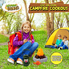 Kids Camping Playset - Juego de juguetes iluminados para fog