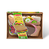 Juego de comida de sándwich de fieltro (33 piezas) - Juego d