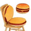 Almohada grande de hamburguesa de simulación 3D, divertida a