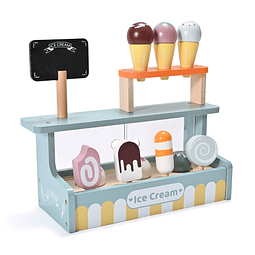 Juego de juguetes de helado de madera, juego de simulación p