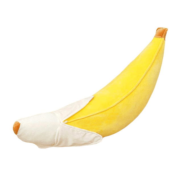 Almohada de felpa de plátano, relleno de plátano pelado, jug