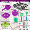 Platos de juego para niños, accesorios de juego de cocina, 2