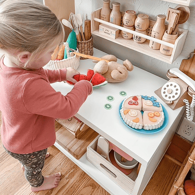 Biofino Sandía Comida de Peluche Lavable con 5 Rebanadas