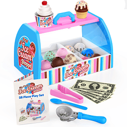 Juego de mostrador de helados para niños, juego de simulació