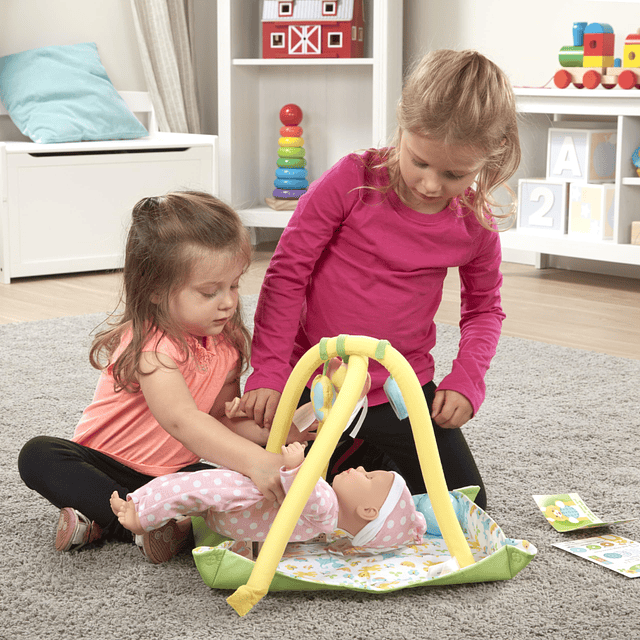 Mine to Love Toy Time Play Set para muñecas con gimnasio de