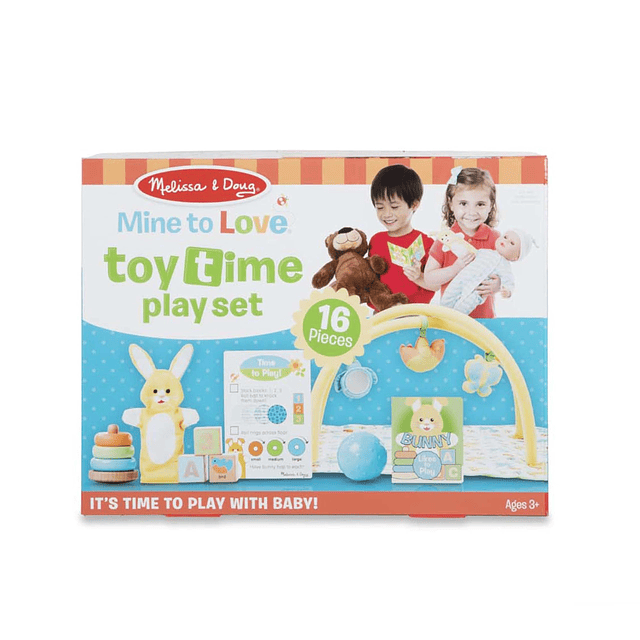 Mine to Love Toy Time Play Set para muñecas con gimnasio de