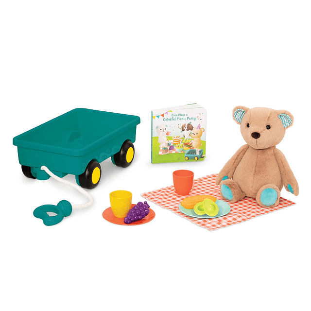 B. Toys- Happyhues - Juego de Oso Cara-Mellow - Oso de Peluc