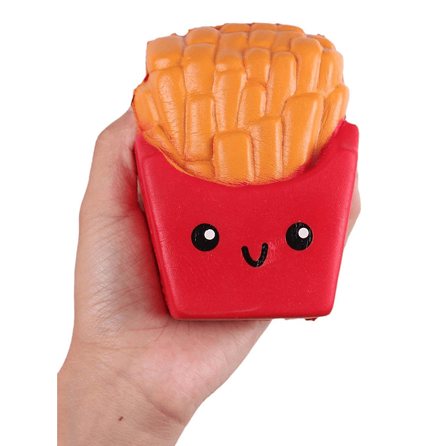 Squishys Food 3,9 "papas fritas juguete Kawaii comida suave