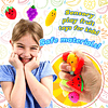 Mini Fruits Mochi Squishy Toy (8 cubos, 120 Squishies) Favor