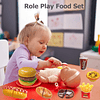 Juego de juguetes de comida para niños, cocina, juego de com