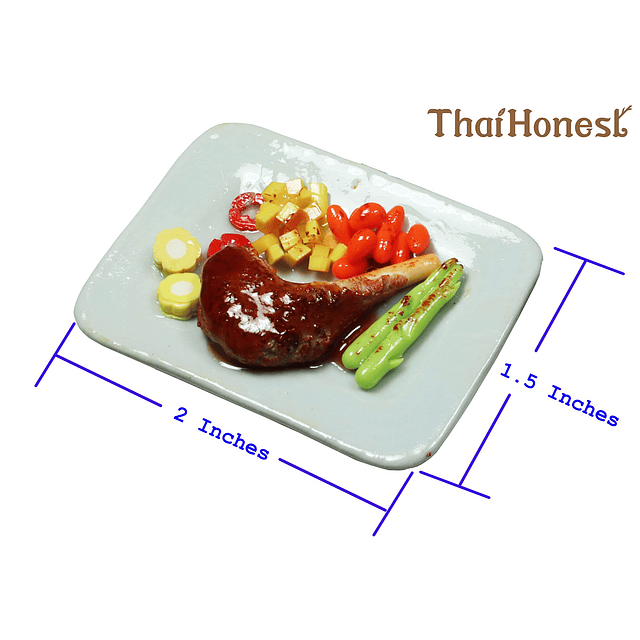 Juego de desayuno variado de 5, filete, costillas de cordero